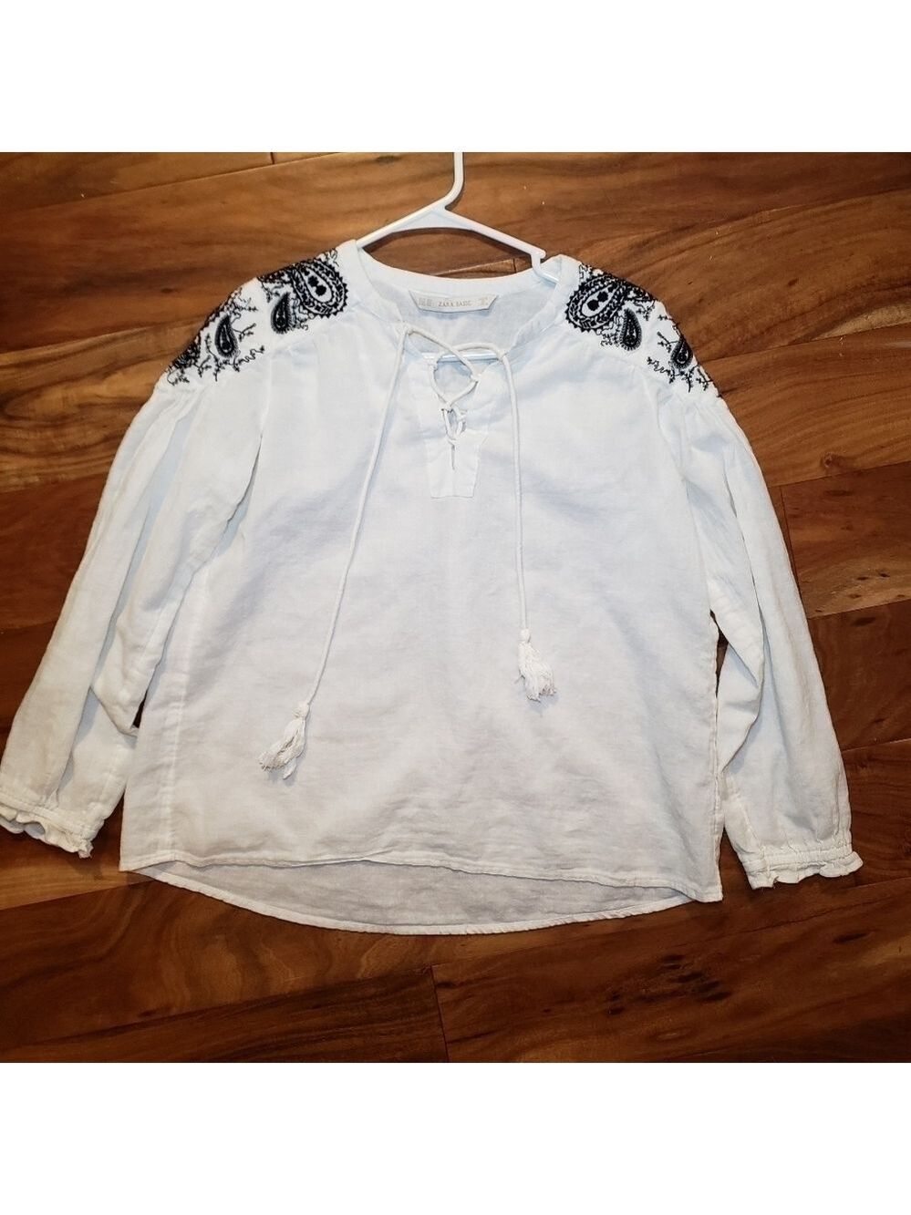 Zara Basic Long Sleeve White